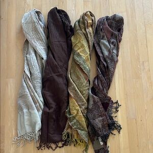 100% boiled wool shawls